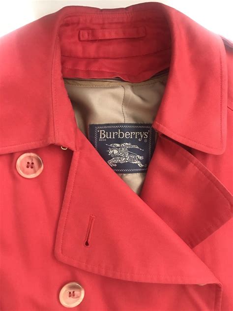 burberry curradine trench coat|vintage red burberry trench coat.